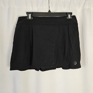 Foray Golf Core Performance Skirt Skort Lined Womens Medium Black Luxury